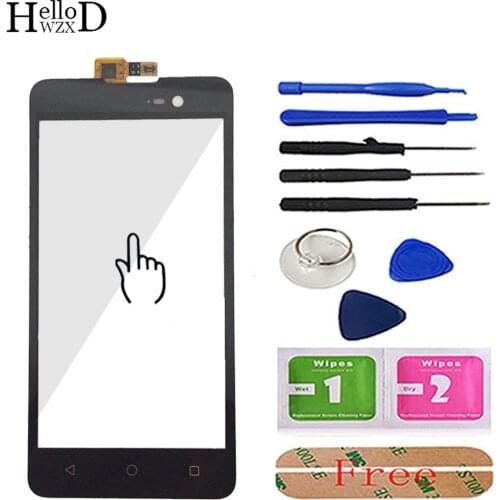 Touch Screen Glass For Micromax Spark 2 Q334 Front Touch Screen Glass Digitizer Panel Sensor Parts 5.0'' Mobile Tools Adhesive