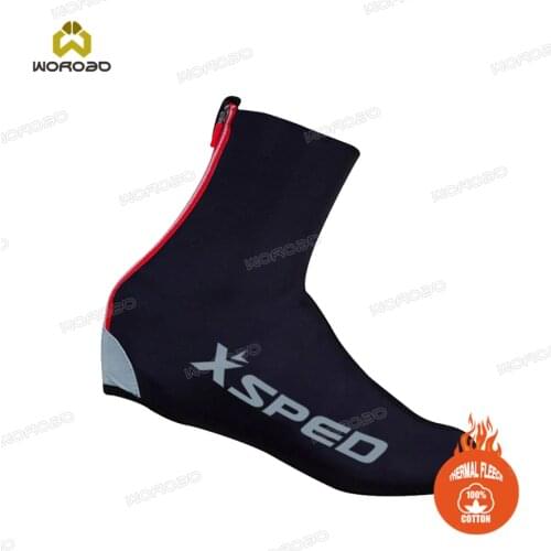 High Quality Cycling Sport Shoe Cover Mens MTB Bike Shoes Cover Bicycle Overshoes 2021 Winter Fleece Zip Cycling Shoe Cover