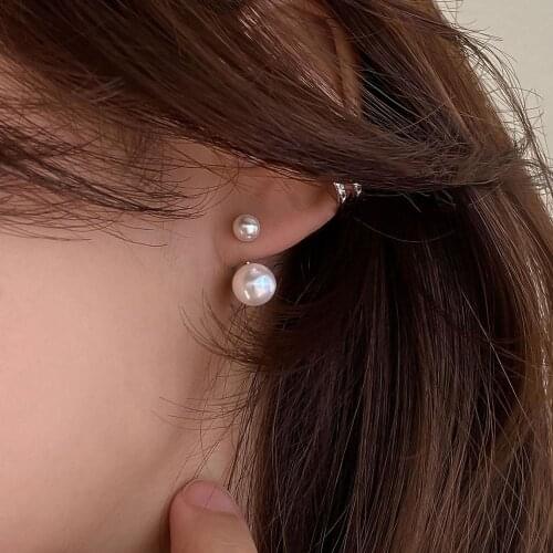 Pearl Beads Earrings For Teens Korean Fashion Jewelry Piercing Stud Earring Womens Charms Ear Jewellery Party Gift