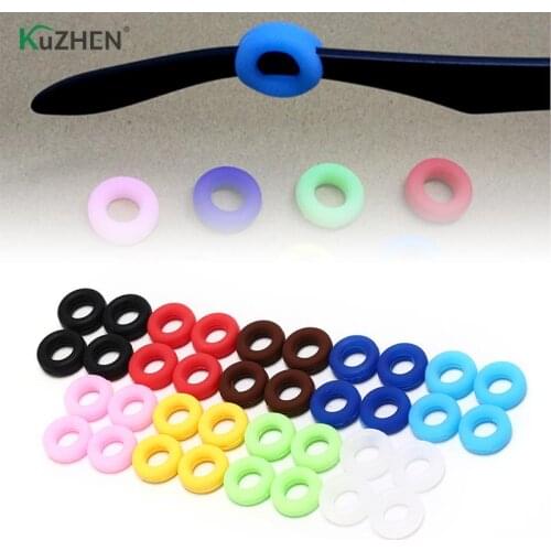 2 Pairs Round Glasses Ear Hooks Eyeglasses Sports Temple Tips Anti Slip Silicone Grips New