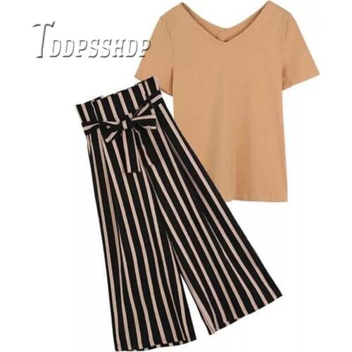 2019 Casual High Street Women Sets Cheap Beautiful Female Sets