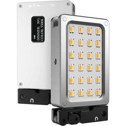 24 two-color lamp beads AL-Pro cold and warm color temperature aluminum alloy LED photography light pocket portable fill light