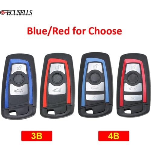 3/4 Button Remote Car Key Shell Case Housing For BMW CAS4 F 3 5 7 Series X3 X5 E90 E92 E93 F10 F20 F30 F40 535i 528i 550i GT