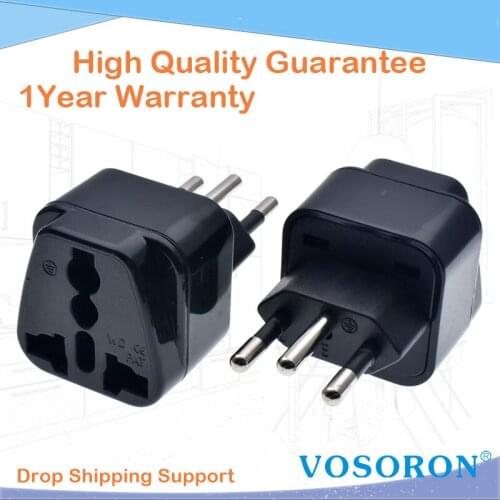 1PC black/white Universal UK Europe AU USA to Swiss Switzerland Grounded Travel Adapter Plug wall socket SWEITZ PLUG TYPE J