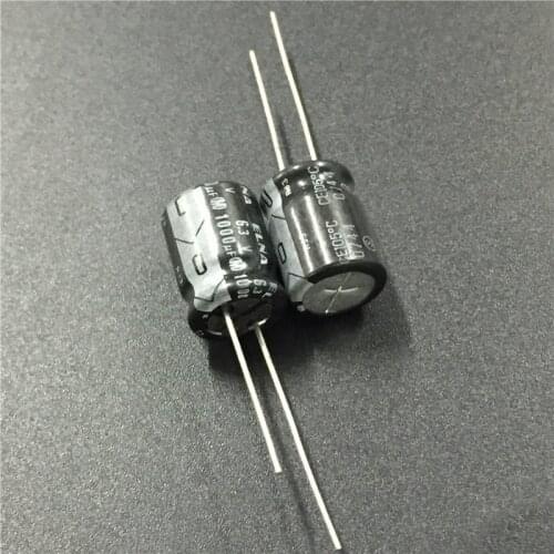 50pcs 1000uF 6.3V Japan ELNA RJ3 Series 10x12.5mm 6.3V1000uF Standard Audio grade capacitor