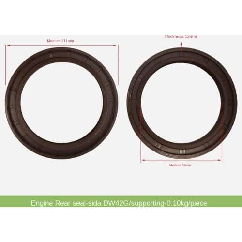 For Forklift Parts Crankshaft Front and Rear Oil Seal (Xichai Star/Changchai) Star DW42G Engine High Quality Accessories