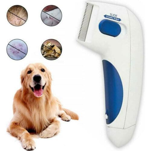 Electric Pet Flea Lice Cleaner Comb Grooming Removal Tools For Cat Dog Cleaning Brush Anti Flea Pet Supplies