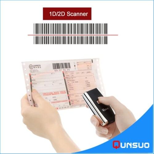 Pocket mini bluetotooth android handheld QR-code barcode scanner