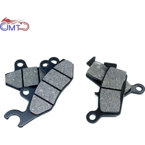 For Kawasaki KLX250 D-Tracker X 2008-2015 KLX250S 2009-2015 KLX 250 S Front Rear Brake Pads Kit Set