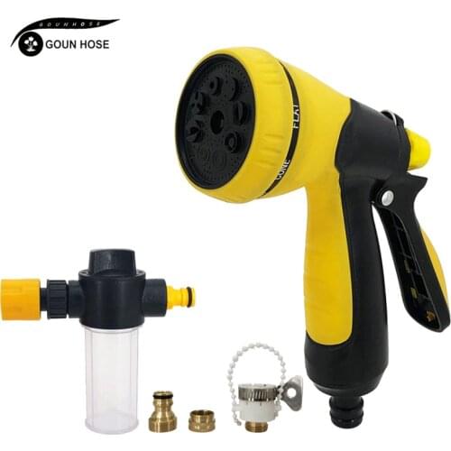 Multifunction High Pressure Water Gun For Cleaning Car Washer Garden Watering Hose Spray Foam Nozzle Water Gun Dropshipping