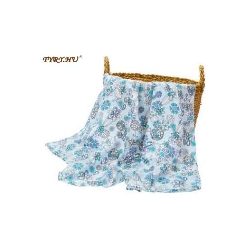 5pcs Baby Muslin Cotton Muslin Printed Double Gauze Blanket for For Baby Dress Sheet Textiles