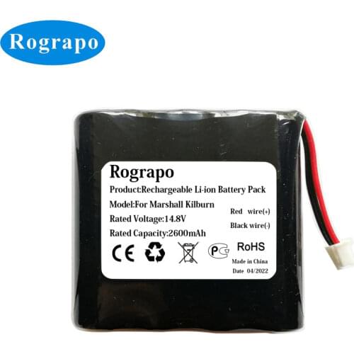 New Battery For Marshall Kilburn TF18650-2200-1S4PA Bluetooth Speaker 14.8V 2600mAh Replacement Batterie 4-wire Plug