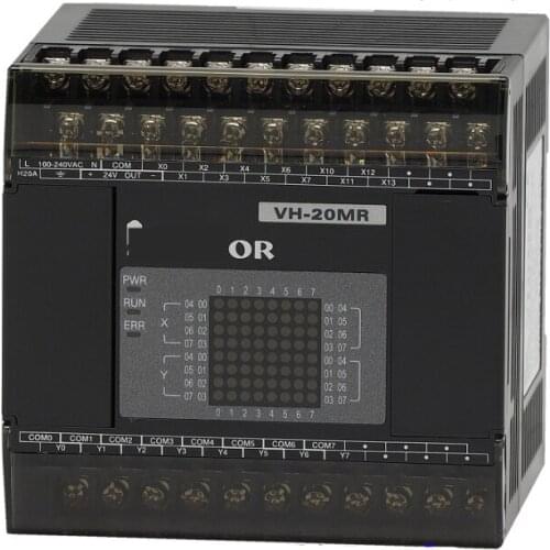 New Original VH-20MR PLC 24VDC12 Point 24VDC Relay 8 Point Main Unit