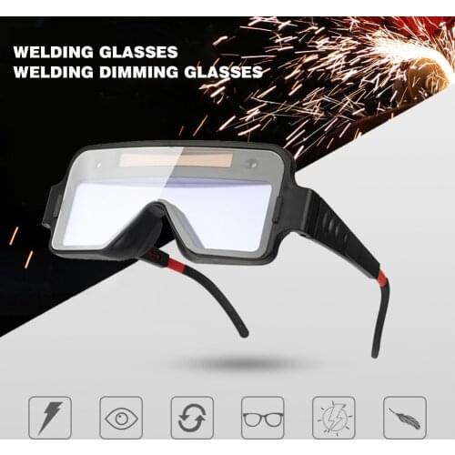 Practical Welding Glasses Solar Automatic Darkening Eyes Mask Anti-Glar Goggles Argon Arc Protection Helmet Eyeshade