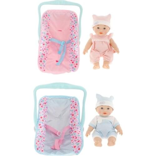 Realistic Newborn Baby Doll Open Eyes 12 Inch with Music Songs Sleeping Toy Gift for Girls Age 2-6