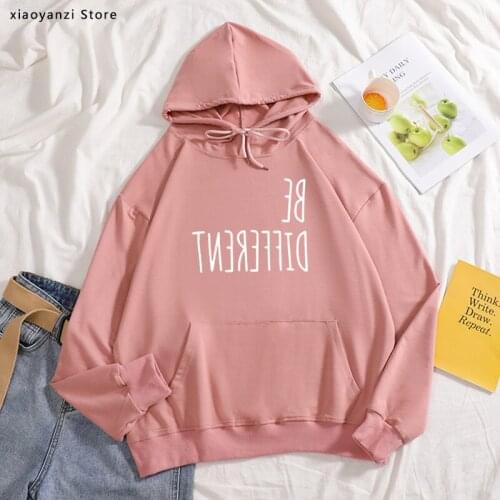Be Different hoodies Funny Quote sweatshirts Fashion Hipster Slogan sports Women Casual Camiseta pullovers Quote new-982