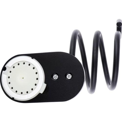 Spiral Style Aluminum Wall Mount Hair Dryer Blower Holder Stand Sturdy Rack