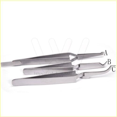 Dental mouth tweezers orthodontic brackets clamp tweezers dental tools