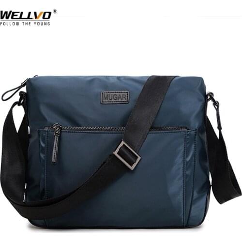 Waterproof Shoulder Bag Men Oxford Large Capacity Leisure Crossbody Messenger Bags for Men Bag Casual Office Travel Satchel X28C