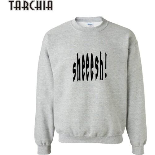 TARCHIA SHEEESH Printed Skateboard Sweatshirt Men Hoodies Fashion Mens Clothes Hip Hop Fitness Pullover Tracksuits Autumn Tops