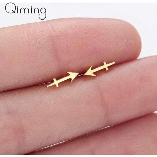 Sagittarius Pendant Vintage Earrings For Women Ladies Astrology Horoscope Gold fashion Cheap Jewelry Accessories Arabic Earrings