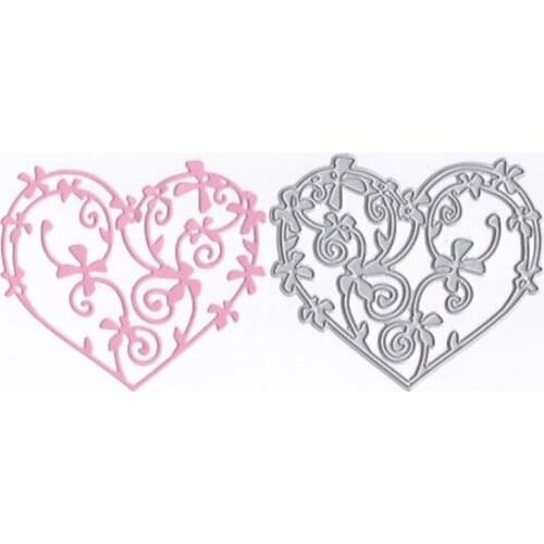 YINISE Metal Cutting Dies For Scrapbooking Stencils Heart DIY Paper Album Cards Making Embossing Folder Craft Die Cuts Tools