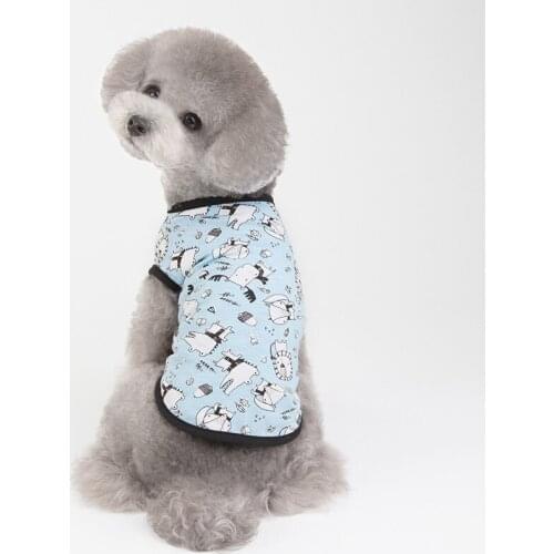 YooLook Cartoon Dogs Clothes New Funny Dog Clothes for Small Medium Dog Summer Pet Clothes Vest Arrtracive Ropa Para Perros