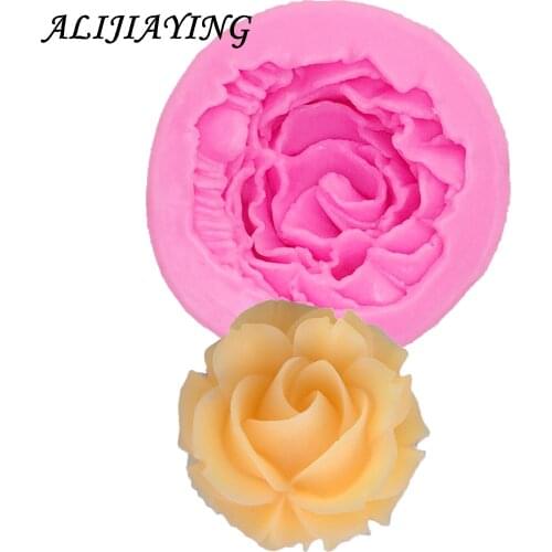 1Pcs DIY Rose Flower Silicone Mold - Cake Decoration, Fondant, Sugarcraft, Candy, Resin, Scrapbooking, Gum Paste, Jewelry D0998