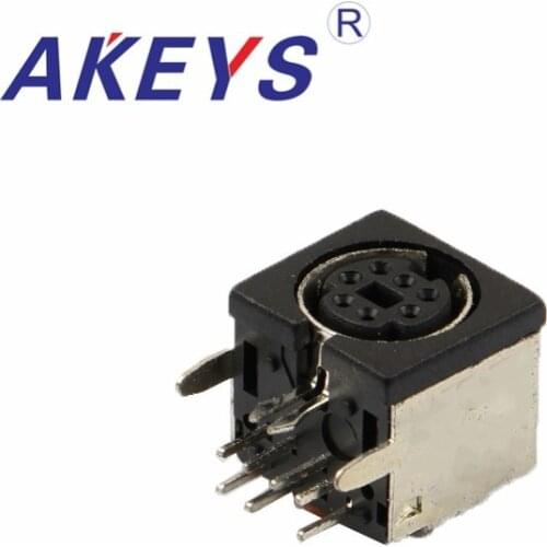 10PCS MDC-7-02 PCB Mount 7 Pin Female S Jack DVD Mini Din Sockets Connectors S Terminal