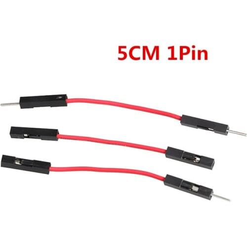 100pcs/lot Breadboard DuPont Cables 1pin 5cm Jumper Wires Cables M-M M-F Female to Female Starter Kit for UNO R3