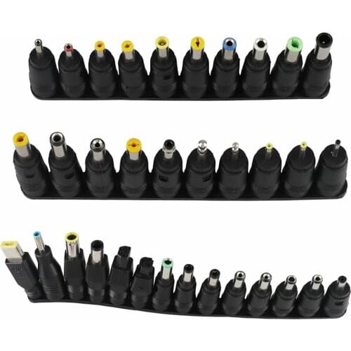 34 Tips Universal Charger Power Supply Adapter Plug Jack Kit For Laptop Notebook