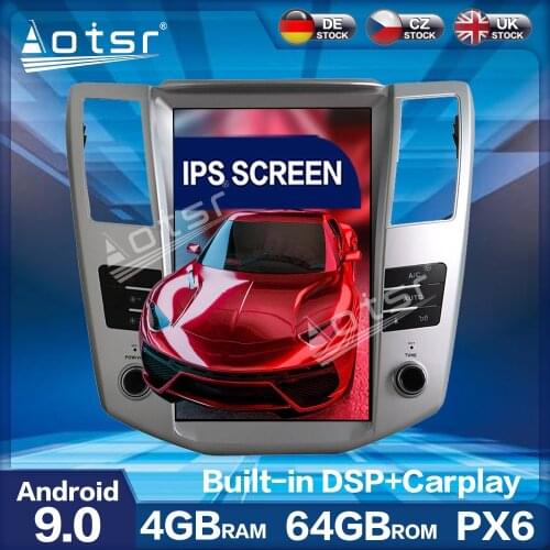 For Lexus RX300 RX330 RX350 2004+ Android Multimedia Player Tesla Screen 4G+64GB Car Radio Auto GPS Navigation DSP carplay WIFI