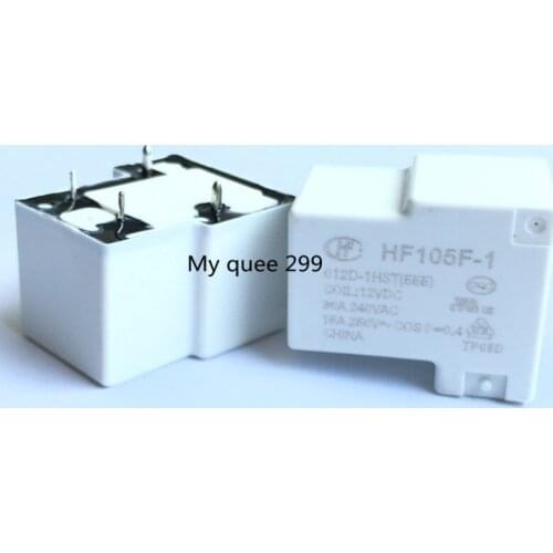 Free shipping lot (10 pieces/lot) HONGFA HF HF JQX-105F-1-012D-1HST HF105F-1-012D-1HST 30A 4PINS 12VDC Power Relay original New