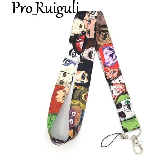 30pcs Michael Myers Horror characters Neck keychain necklace Anime Cartoon Neck Strap Lanyard ID badge holder Keychain Lanyards