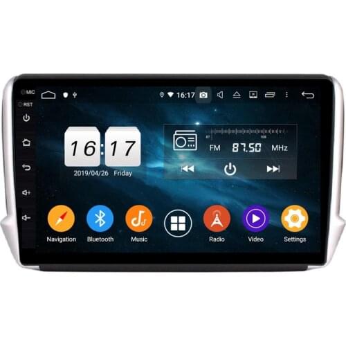 CarPlay DSP PX6 10.1" Android 10 Car Auto Radio DVD GPS Navigation Bluetooth 5.0 WIFI for Peugeot PG 2008 2015-2020