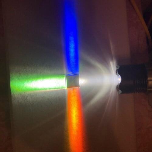 Cube Glass80*80*80mm Color Prism K9 Optical Cube for Photography 6sides Light Rainbow Glass Prism Large Size