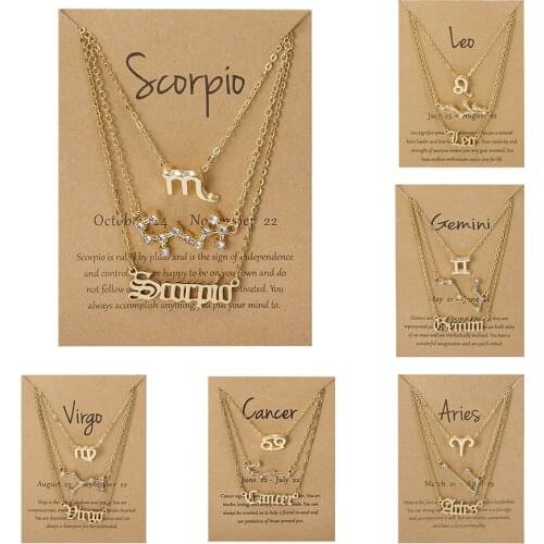 Женские кулоны знаки зодиака DePingChen China At AliExpress