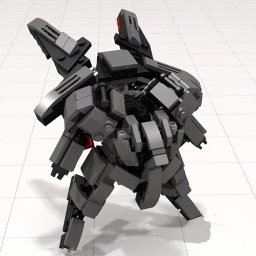 DIY STEM MOC Model Kits Mecha Model Small Particle Building Blocks Educational Toy for DIY Assembly Toy