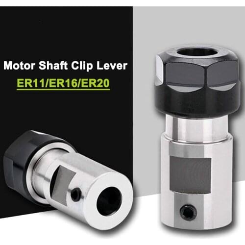ER11 ER16 ER20 Motor Shaft Extension Collet Chuck for CNC Milling Boring Grinding