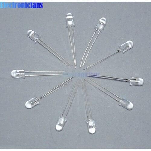 10Pcs 5mm 850nm IR infrared LED Lamp