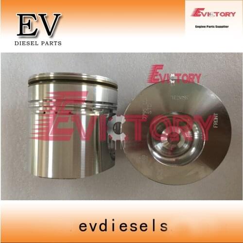 For Komatsu PC220-7 Excavator 6D102 SA6D102 S6D102 piston and piston ring set
