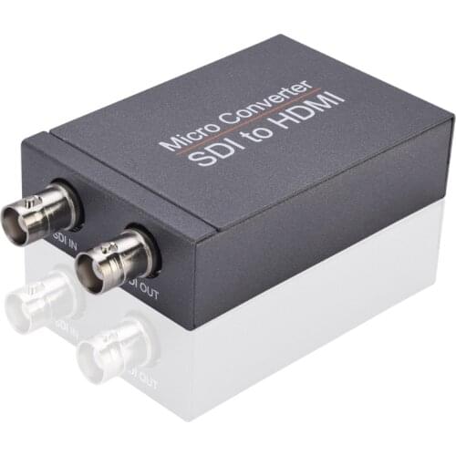 HD Video Micro Converter SDI To HDMI-compatible To SDI Adapter Converter with Audio Auto Format Detection for Camera