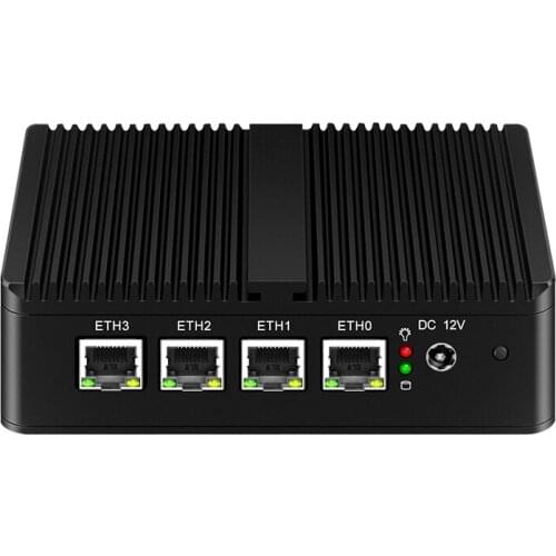 Fanless Soft Router Intel Celeron J1900/ J4205 Mini PC HDMI WiFi 4 LAN Firewall Routing VPN Processor Industrial Gaming Computer