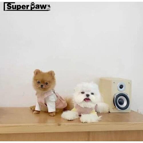 Fashion Pet Dog Denim Skirt Jean Dress Clothes For Small Medium Dogs Chihuahua French Bulldog Yorkie Pug Dropshipping HNC07