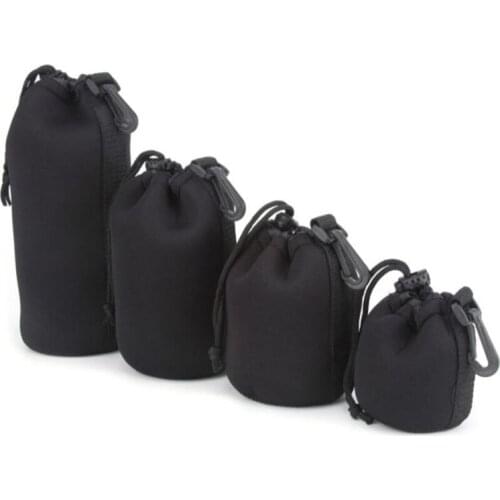 New Camera Neoprene DSLR Soft Lens Pouch Protector Case Bag For Canon Nikon Sony