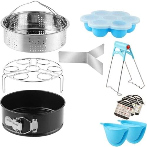 Pressure Cooker Accessories Set, Compatible with 5,6,8QT/L Pressure King, with Steamer Basket Cheesecake