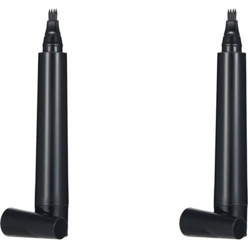 Beard Filling Pen Kit Eyebrow Hair Moustache Filler Pencil Durable Facial Engraving Styling Tools Male Beard Enhancer Mustache