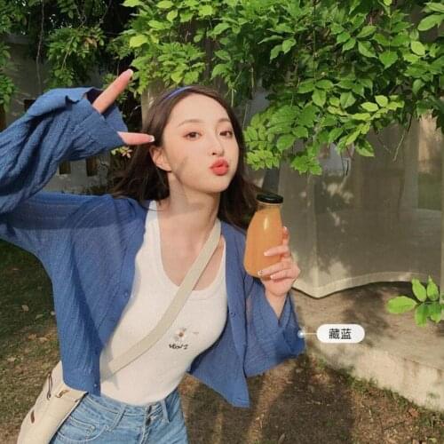 New fashion girl summer knitted jacket slim short Cropped Cardigan women summer short sleeve v-neck blouse