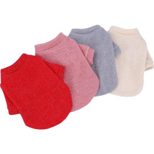 Dog Clothes For Small dog jersey cat Sweater Clothing For Pet cats Chihuahua warm dogs jersey autumn and winter sweater to keep