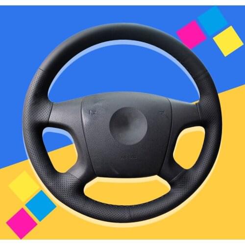 Auto Braid On The Steering Wheel Cover for Skoda Fabia 2005-2009 Octavia 2004-2009 Roomster 2006-2009 DIY Interior Car Braiding